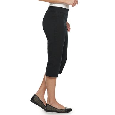 Women's Croft & Barrow® Effortless Stretch Pull-On Capri Pants