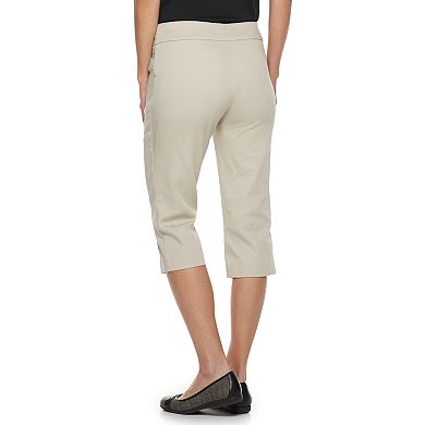 Women's Croft & Barrow® Effortless Stretch Pull-On Capri Pants