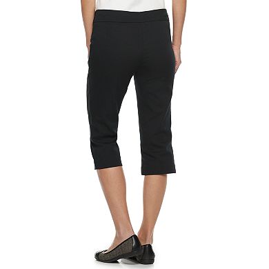 Women's Croft & Barrow® Effortless Stretch Pull-On Capri Pants