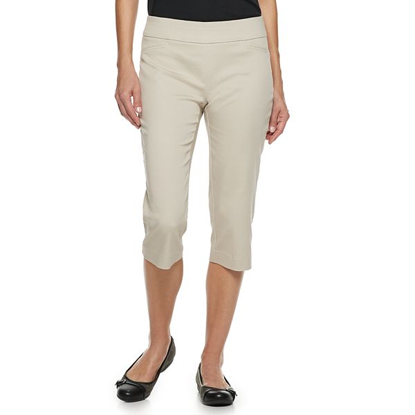 Time and Tru Womens Pull On Capri Pants; size: Small(4-6)