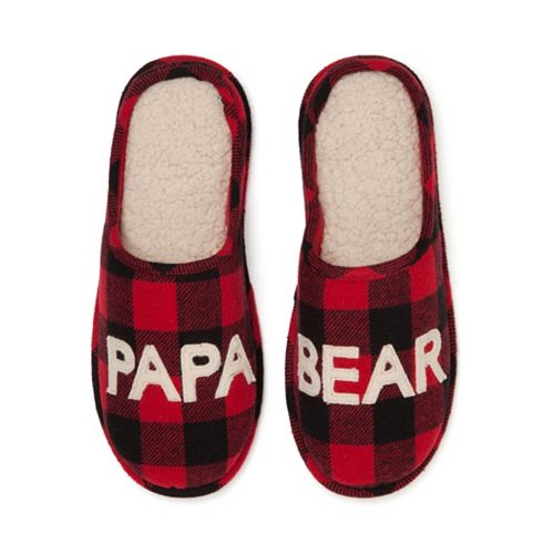 Men S Dearfoams Papa Bear Family Frenzy Slippers Kohl S