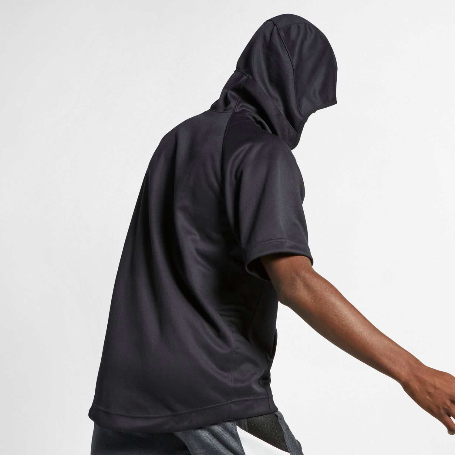 nike spotlight short sleeve hoodie