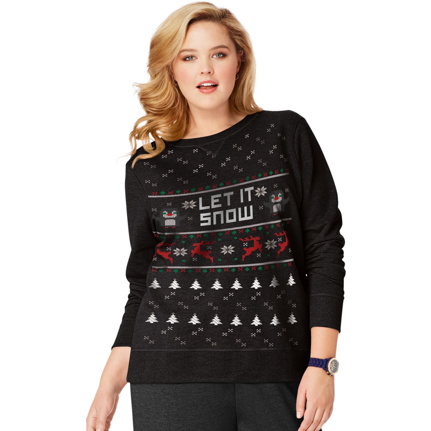 plus size christmas tops and sweaters