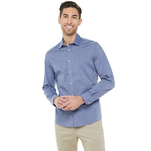 Men's Apt. 9® Slim-Fit No-Iron Stretch Button-Down Shirt