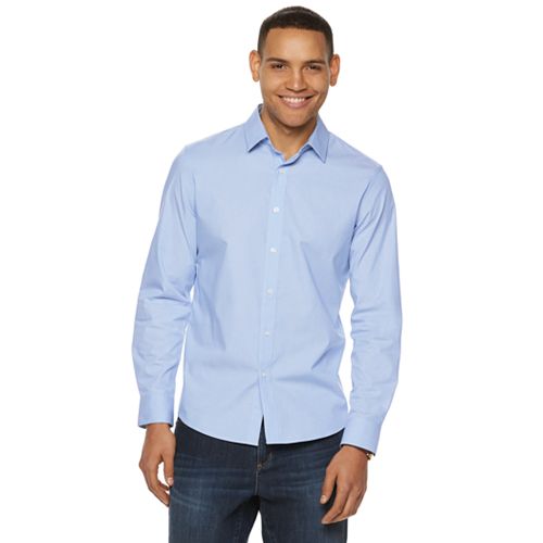 Men's Apt. 9® No-Iron Stretch Button-Down Shirt