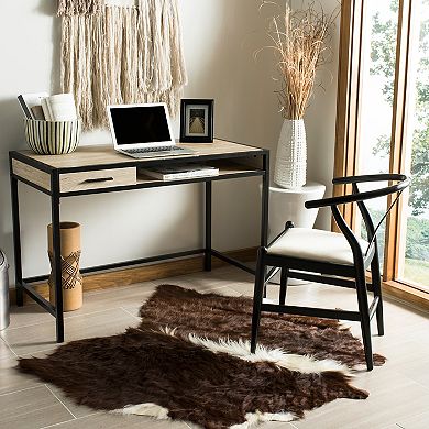 Safavieh ALAN 1 SHELF DESK WITH DRAWER