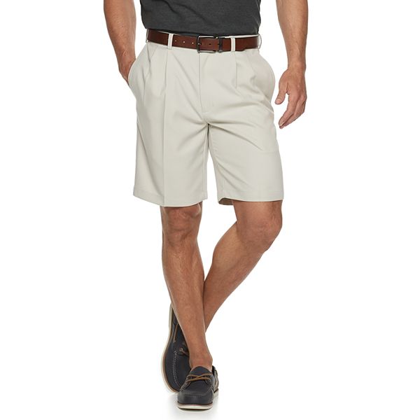 Men's Haggar® Cool 18® PRO StraightFit Solid Pleated Shorts