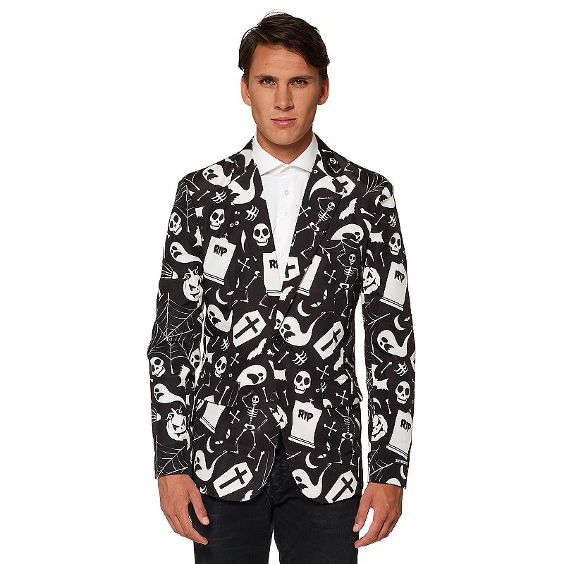 Mens OppoSuits Ghost Blazer, Size: Large, Multicolor