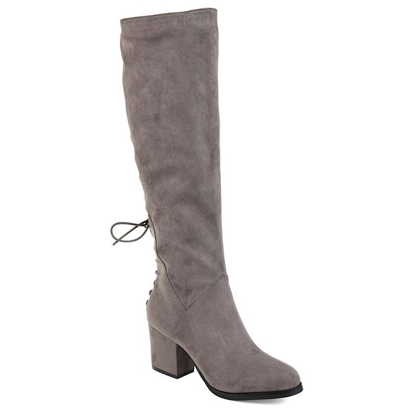 Journee Leeda Women's Knee High Boots - Gray (8.5 M XWC)