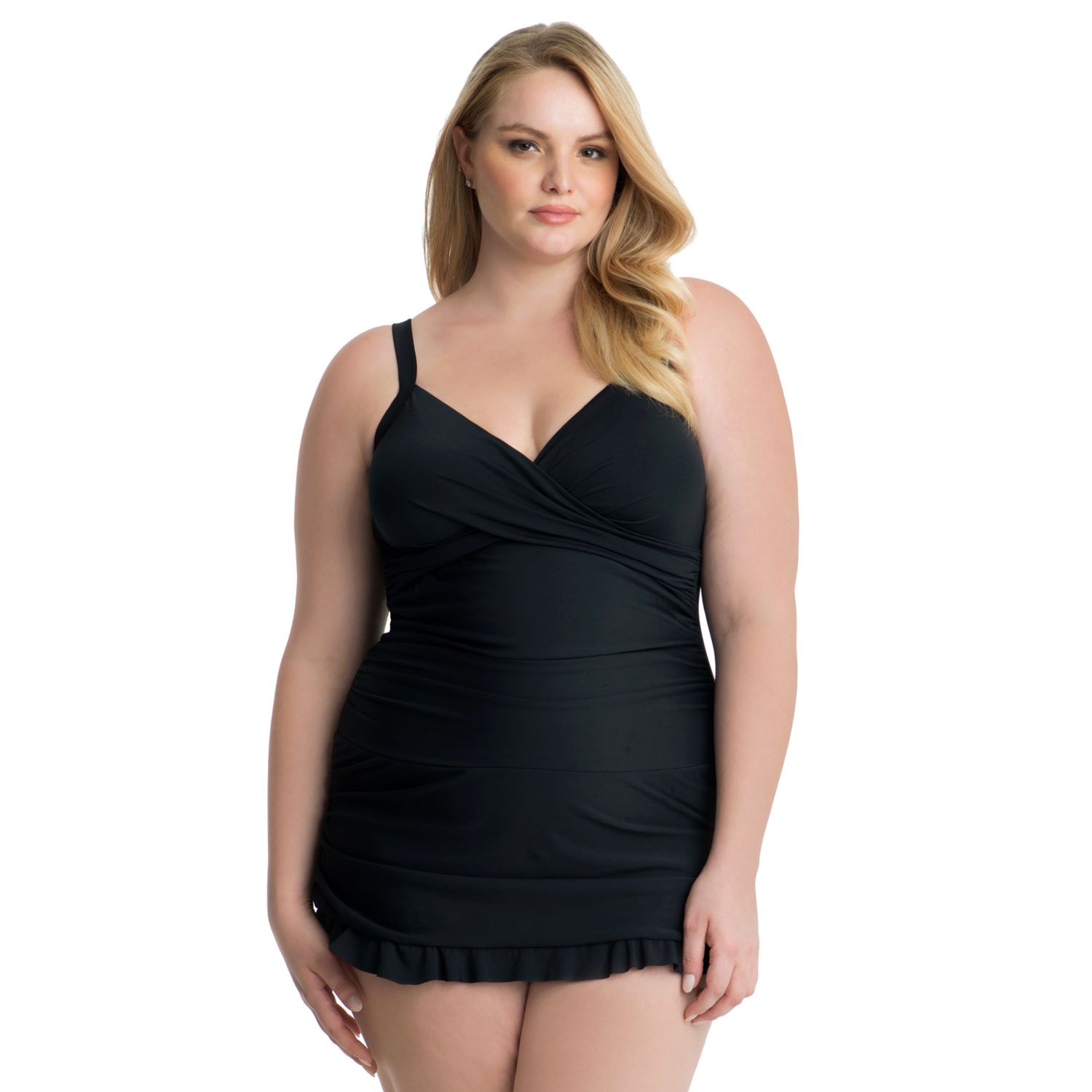 kohls plus size swimdress