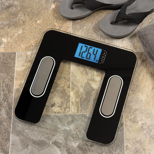 Better Homes & Gardens Body Composition Digital Scale, LCD Display, Black 