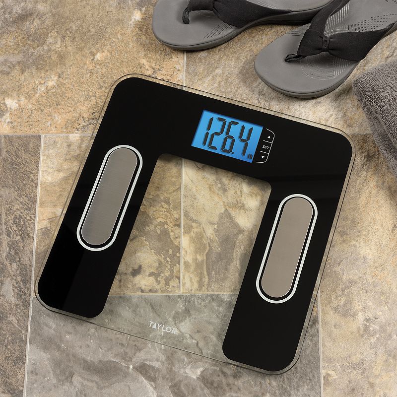 Taylor Glass Body Composition Scale, Black