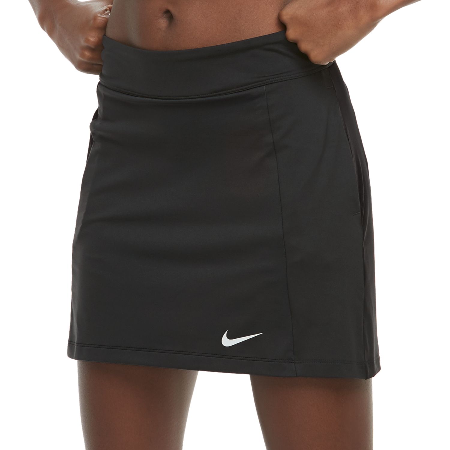 black nike golf skirt