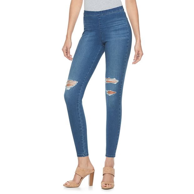 Women s Jennifer Lopez Midrise Pull On Jeggings