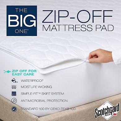 The Big One® Zip 'N Wash Mattress Pad
