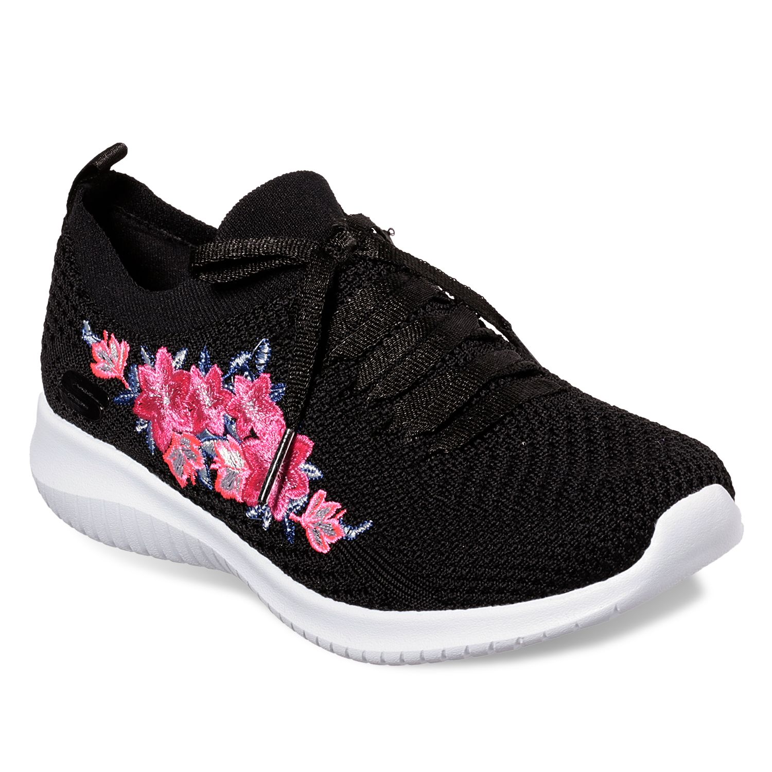 floral athletic shoes