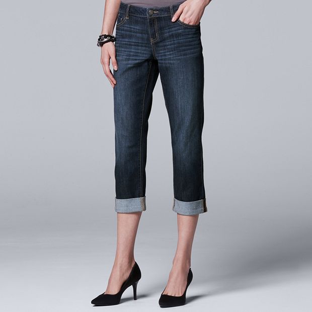 Simply Vera Wang mid rise Capri jeans  Simply vera wang, Capri jeans, Simply  vera