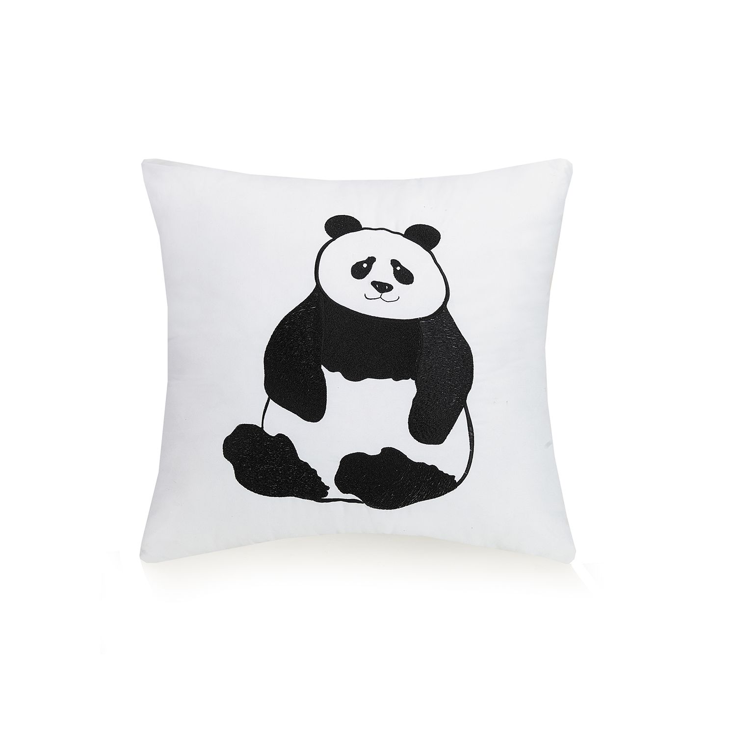 Blue Panda Donut Plush, Novelty Throw Pillow (13 inches)