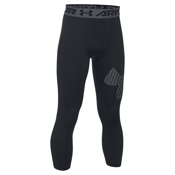 Under Armour HeatGear 3/4 Compression Pant - Youth