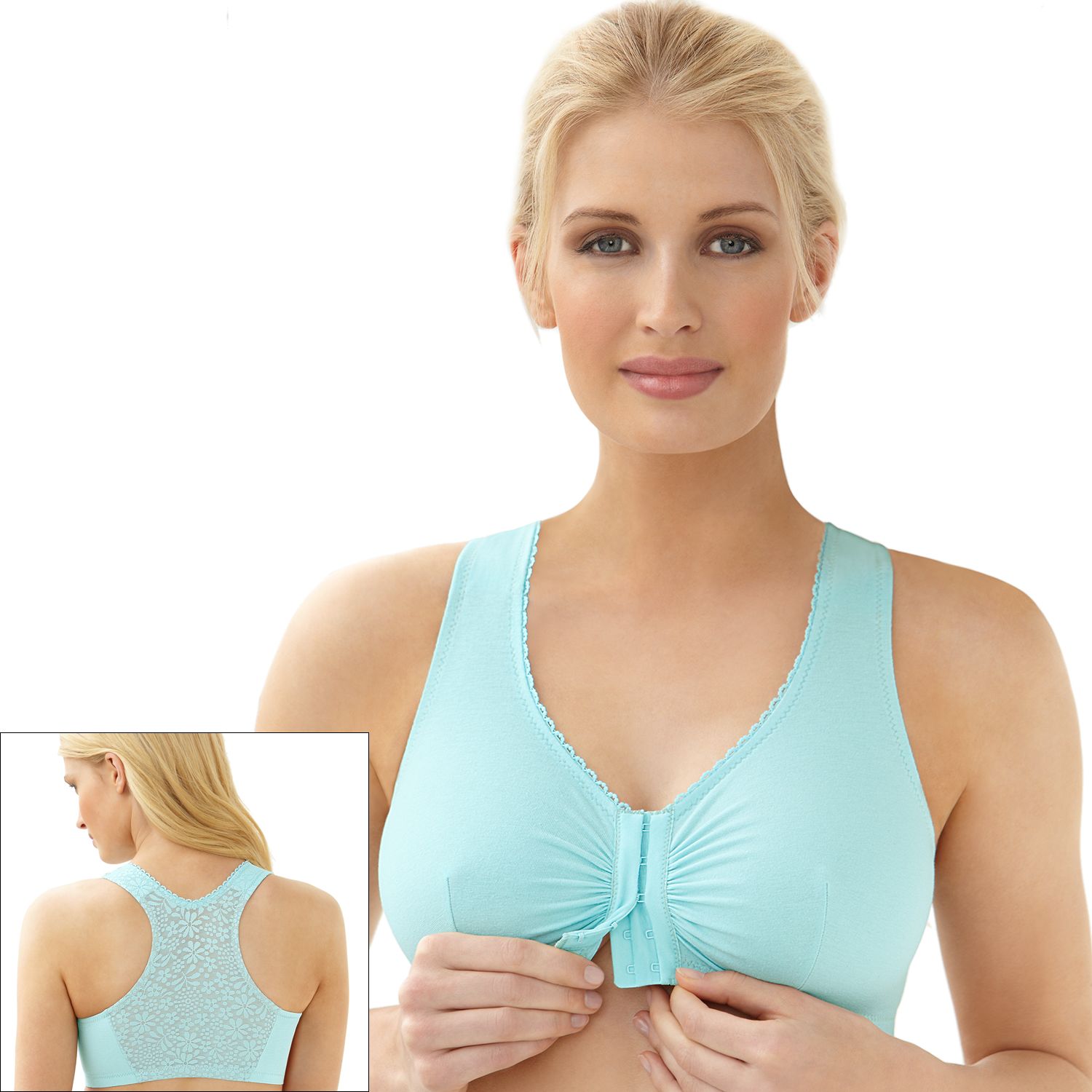 kohls sports bras front closure