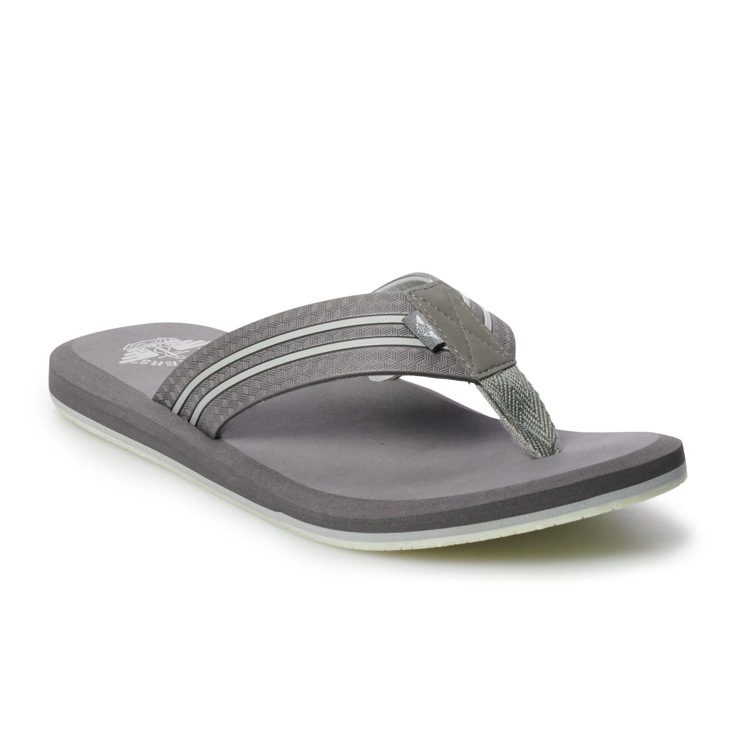 kohls black flip flops