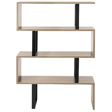 Safavieh Louise Retro Mid Century Wood Etegere Shelf