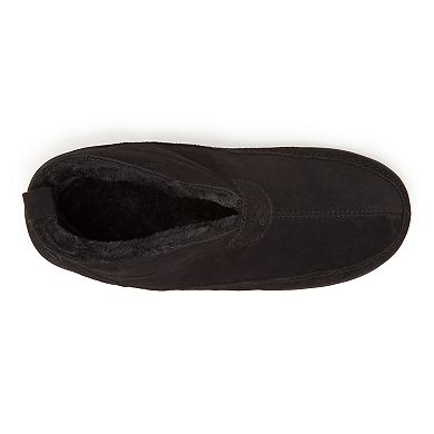 Men's Dearfoams Genuine Suede Notched Boot