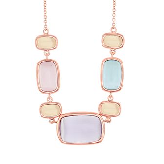 Nautica Rocks 14k Rose Gold Over Silver Cat's-Eye Necklace