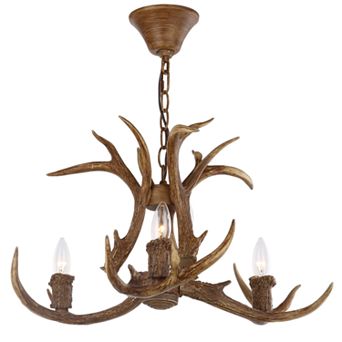 Safavieh Makani 21.5-Inch Dia Antler Chandelier