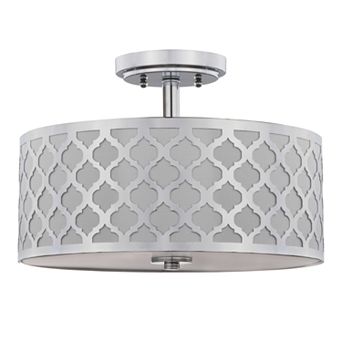 Safavieh Kora Dia Chrome Flush Mount Light
