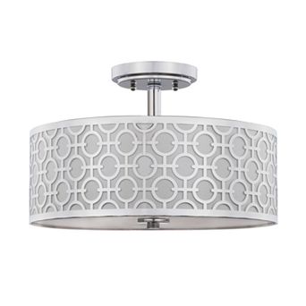 Safavieh Vera Dia Chrome Flush Mount Light