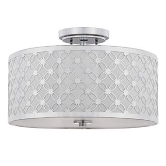 Safavieh Hutch Dia Chrome Flush Mount Light