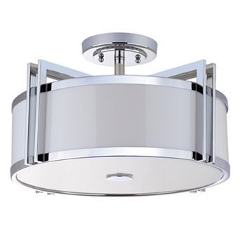 Safavieh Orb Dia Semi Flush Light