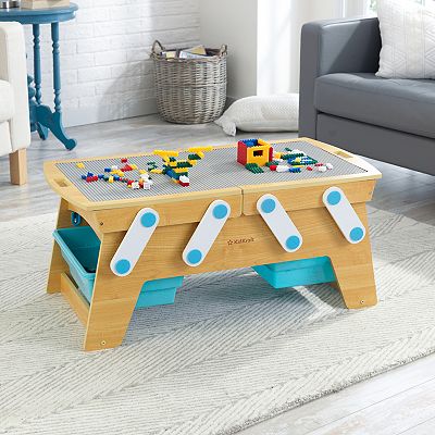KidKraft Building Bricks Play-N -Store Table