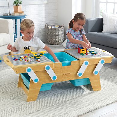 KidKraft Building Bricks Play-N -Store Table