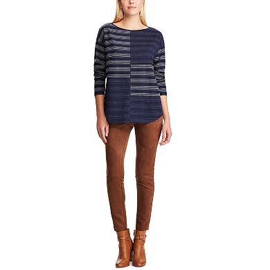 Women's Chaps Striped Boatneck Top
