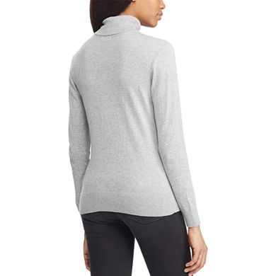 Women's Chaps Ribbed Turtleneck Sweater