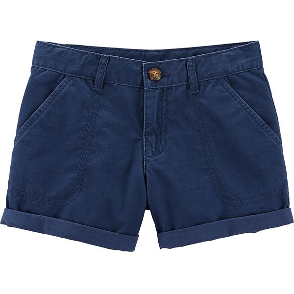 Girls 412 Carter's Cuffed Twill Shorts