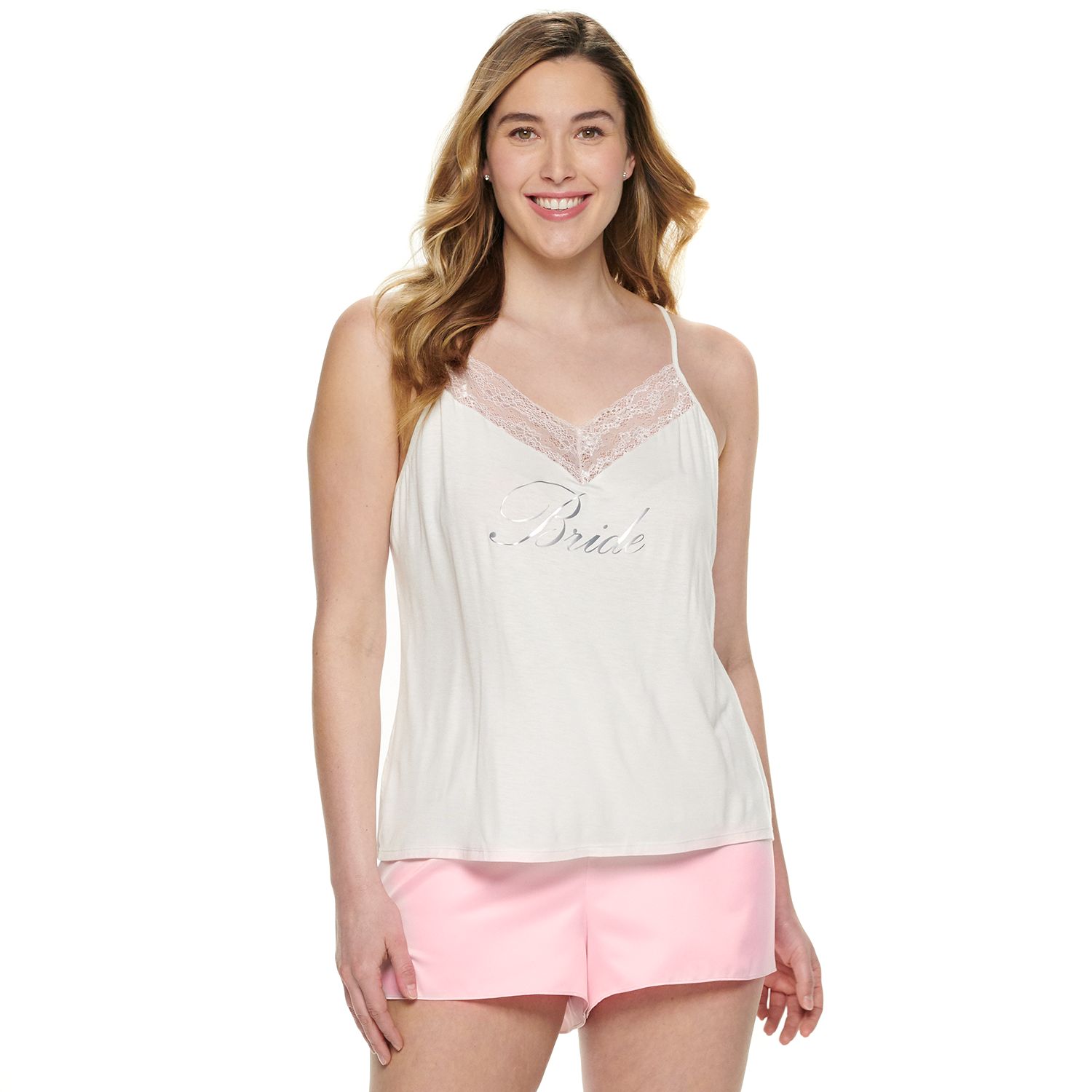 bridal shorts and top
