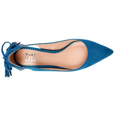 Journee Bindi Women's Tassel Pointed Toe Pumps