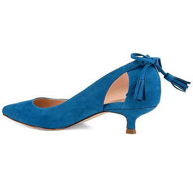 Journee Bindi Women's Tassel Pointed Toe Pumps