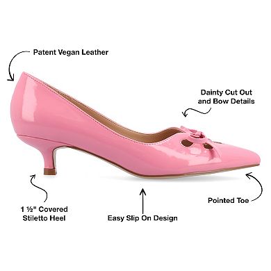 Journee Lutana Women's Bow Pumps