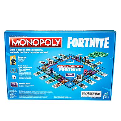 Boys Girls Neutral Hasbro Monopoly: Fortnite Edition Board Game Inspired by Fortnite Video Game