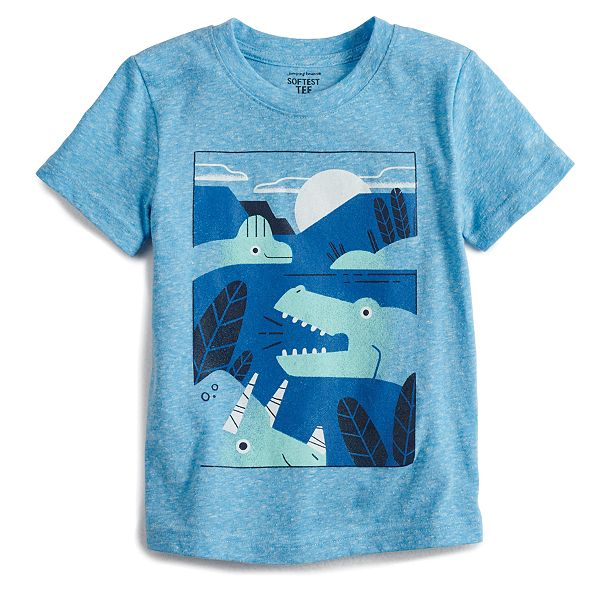 Toddler Boy Jumping Beans® Heathered Softest Graphic Tee