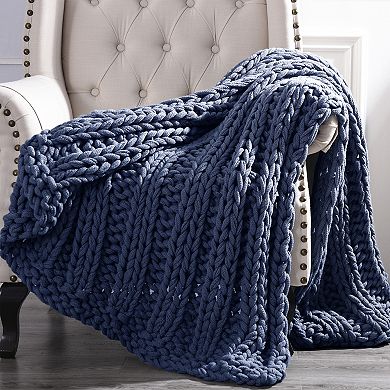 Cottage Lane Chunky Knit Throw