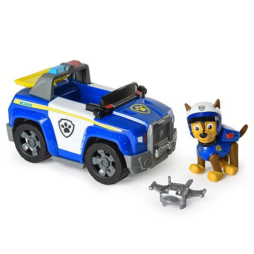 police car toy chase