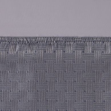 Starlight Basketweave 2-pc. Fabric Shower Curtain & Liner Set