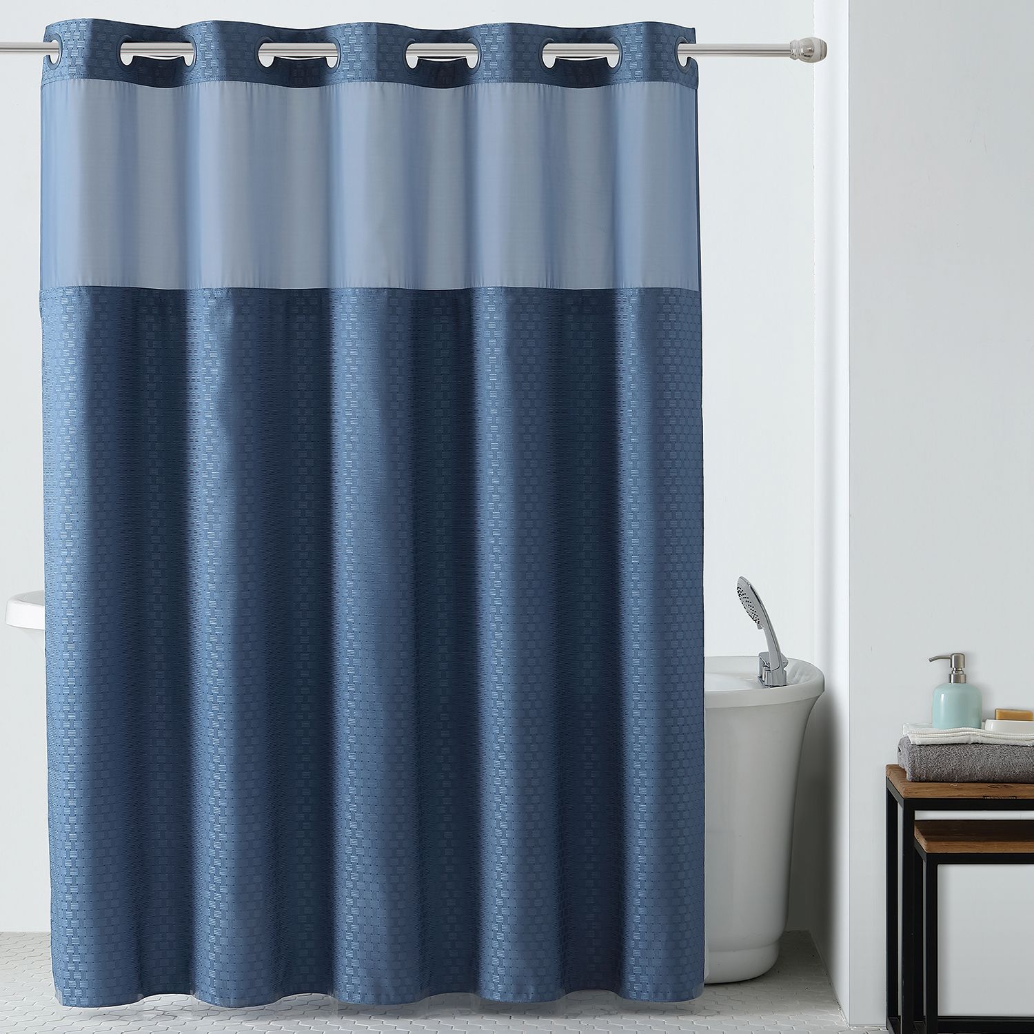 washable shower curtain