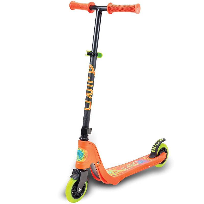 Flybar Aero Kick 2-Wheel Scooter with Lights - Orange, Multicolor
