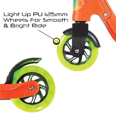 Flybar Aero Kick 2-Wheel Scooter with Lights - Orange